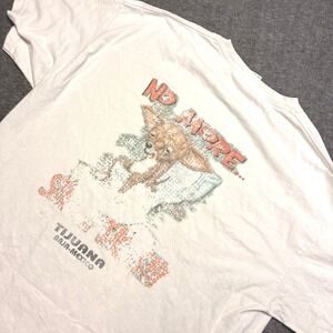 Vintage AAA Tijuana Mexico T-Shirt Men 2XL White Graphic Chihuahua No More